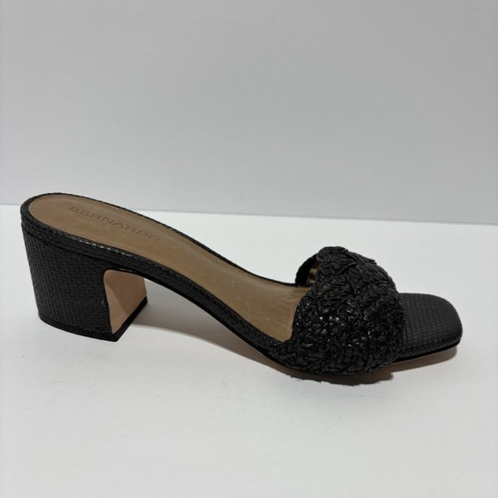 Bernardo Women’s Bali Black Heeled Sandals, Size 9 M